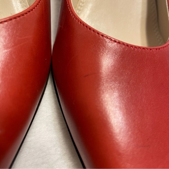 Talbots Women's Sz 6.5M Vero Cuoio Heel Buckle on Side GUC Elegant Leather Pump - Picture 10 of 11